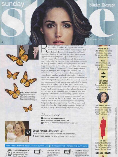 sunday style magazine, the telegraph, alexandra nea, pinterest